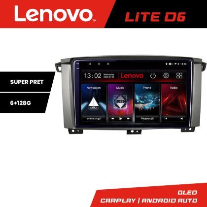 Navigatie Toyota Land Cruiser L100 2002-2006 Android radio gps internet 8 core 6+128 Lenovo