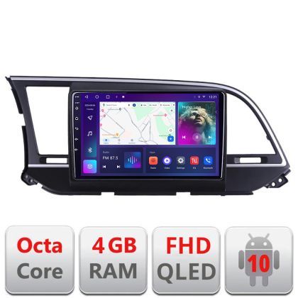 Navigatie HHyundai Elantra 2015-2018 B-581 Android Ecran QLED octa core 4+64 carplay android auto KIT-581+EDT-E309V3