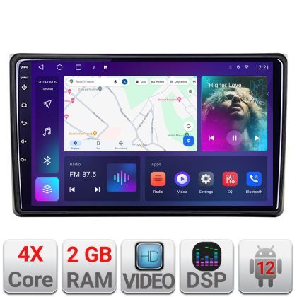 Navigatie Audi A4 B6 Quad Core A-050 2+32 GB Android Waze USBNavigatie Internet Youtube Radio v1