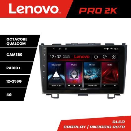 Navigatie Honda CR-V Lenovo Kit-009 8 core QLED 2K 12+256 360 Android Waze USB Navigatie Internet Youtube Radio