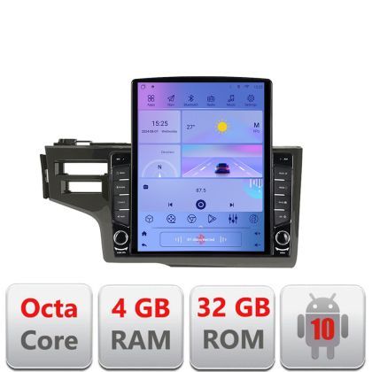 Navigatie Honda Fit 2014-2019 Android radio gps internet Octa Core 4+64 LTE Kit-fit-14+EDT-E709