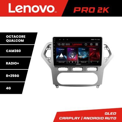 Navigatie Ford Mondeo 2006-2010 Lenovo Kit-MONDEO-AC 8 core QLED 2K 8+256 360 Android Waze USB Navigatie Internet Youtube Radio