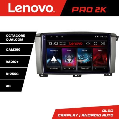 Navigatie Toyota Land Cruiser L100 2002-2006 Android radio gps internet 8 core QLED 2K 8+256 360 Lenovo