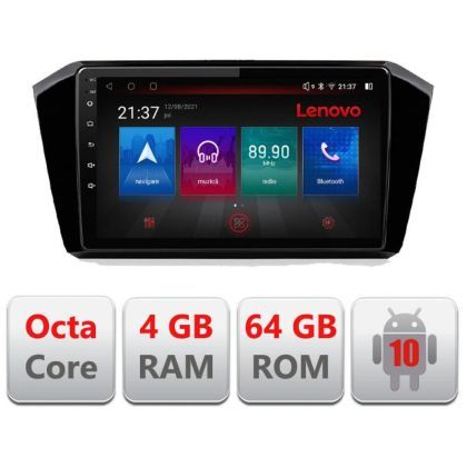 Navigatie Volkswagen Passat 2015- E-518 Octa Core cu Android Radio Bluetooth Internet GPS WIFI DSP 4+64GB 4G