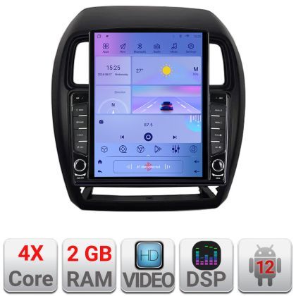 Navigatie Peugeot 4008 2012-2018 Android radio gps internet quad core 2+32 ecran vertical 9.7" Kit-026-facelift+EDT-E708 v1