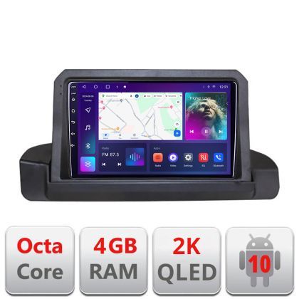 Navigatie BMW Seria 3 E90 fara ecran de fabrica Android Octa Core Ecran 2K QLED GPS 4G 4+32GB 360 KIT-e90+EDT-E409-2K