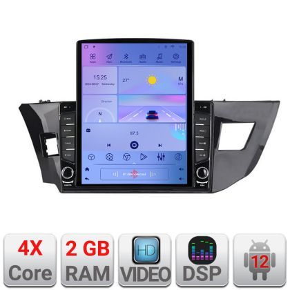 Navigatie Toyota Corolla 2013-2017 K-470 ecran tip TESLA 9.7" cu Android Radio Bluetooth Internet GPS WIFI 2+32 DSP Qu