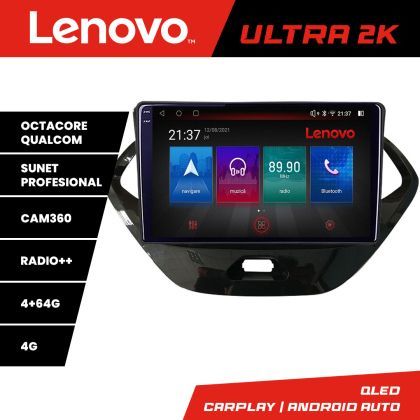 Navigatie Ford KA 2015-2020 Android radio gps internet 8 core QLED Qualcomm 4+64 360 Lenovo