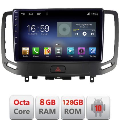 Navigatie Infiniti G35 G37 2006-2013 Android radio gps internet Octa Core 8+128 LTE KIT-G25+EDT-E609