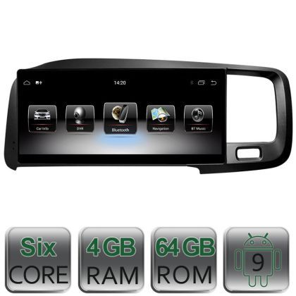 Navigatie Volvo S60 2011-2014 Android internet GPS usb PX6