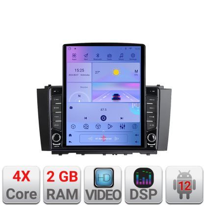 Navigatie Mercedes CLK W209 Android radio gps internet quad core 2+32 ecran vertical 9.7" Kit-w209+EDT-E708