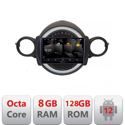 Navigatie Mini 2007-2011 Android Octa Core Qualcomm 2K Qled 8+128 DTS DSP 360 4G Optical