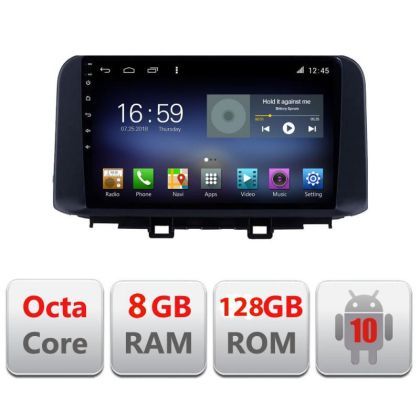 Navigatie Hyndai Kona F-1058 Octa Core cu Android Radio Bluetooth Internet GPS WIFI DSP Octa Core 8+128GB 4G