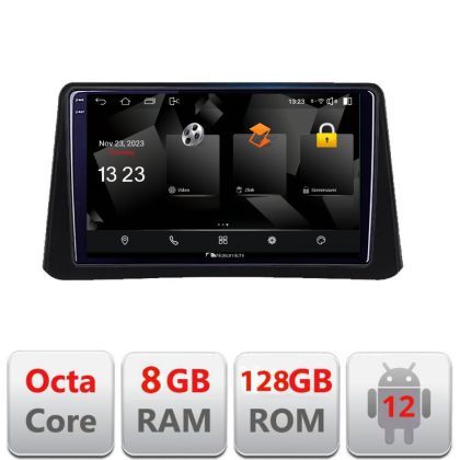 Navigatie Opel Mokka 2012-2016 5960Pro-MOKKA1 Android Octa Core Qualcomm 2K Qled 8+128 DTS DSP 360 4G Optical