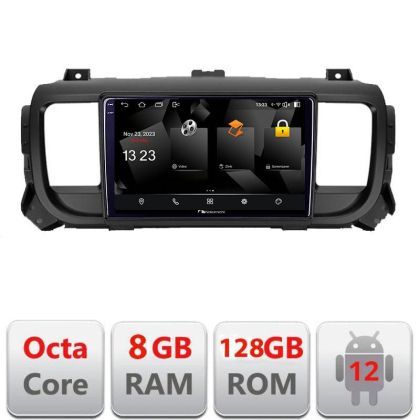 Navigatie Citroen Jumpy Toyota Proace Peugeot Traveller 5960Pro-jumpy16 Android Octa Core Qualcomm 2K Qled 8+128 DTS DSP 360 4G Optical v3