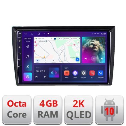 Navigatie VW Beetle 2012-2018 C-beetle Android Octa Core Ecran 2K QLED GPS 4G 4+32GB 360 kit-beetle+EDT-E409-2K