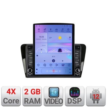 Navigatie Skoda Rapid Seat Toledo 2013+ Android radio gps internet quad core 2+32 ecran vertical 9.7" Kit-rapid+EDT-E708 v1