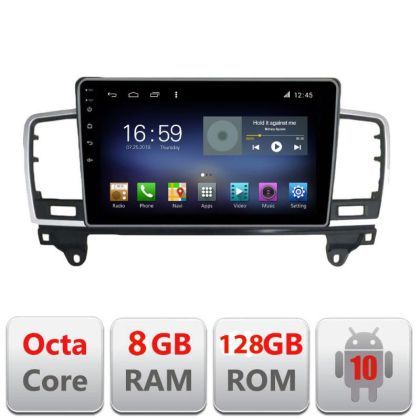 Navigatie Mercedes ML W166 NTG4.5 F-W166 Octa Core cu Android Radio Bluetooth Internet GPS WIFI DSP 8+128GB 4G