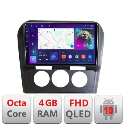 Navigatie Citroen C4 clima manuala 2015-2018 B-C4-AC Android Ecran QLED octa core 4+64 carplay android auto KIT-C4-AC+EDT-E309V3