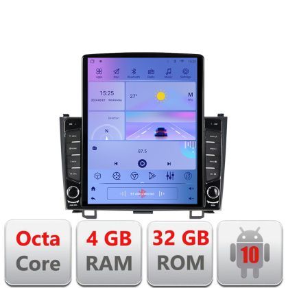 Navigatie Honda CR-V G-009 ecran tip TESLA 9.7" cu Android Radio Bluetooth Internet GPS WIFI 4+32GB DSP 4G Octa Core