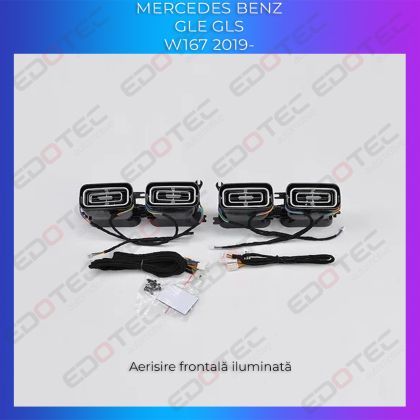 Lumini ambientale Mercedes W167-02 2019-2023 dedicat ventilatoare iluminate control telefon sau sistem original