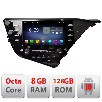 Navigatie Toyota Camry 2017-2021 V2 Android radio gps internet Octa Core 8+128 LTE kit-camry-2018-plus+EDT-E609