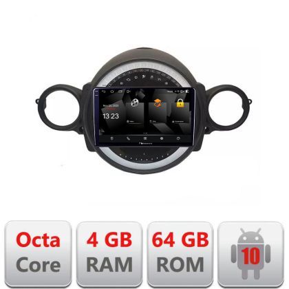 Navigatie Mini 2007-2011 Android Octa Core 720p 4+64 DSP 360 camera carplay android auto