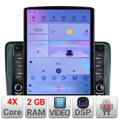 Navigatie Mercedes Viano Vito 2003-2015 Android radio gps internet quad core 2+32 ecran vertical 9.7" Kit-viano-old+EDT-E708