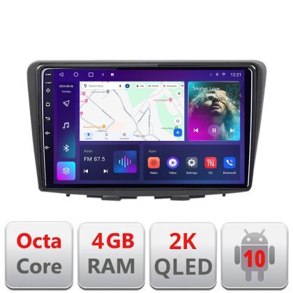 Navigatie Suzuki Baleno C-baleno Android Octa Core Ecran 2K QLED GPS 4G 4+32GB 360 kit-baleno+EDT-E409-2K