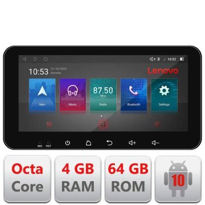 Navigatie Toyota Android radio gps internet Octa Core 4+64 LTE ecran de 10.33' wide Kit-toyota-universal+EDT-E511-PRO v1