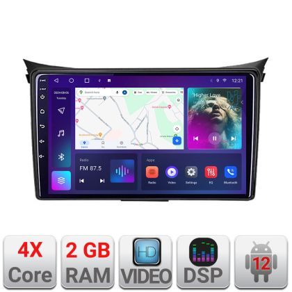 Navigatie HHyundai I30 2011-2016  2+32 GB Android Waze USB Navigatie Internet Youtube Radio Kit-i30-2011+EDT-E209