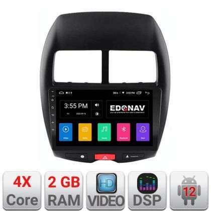 Navigatie Mistubishi ASX A-026  2+32 GB Android Waze USB Navigatie Internet Youtube Radio