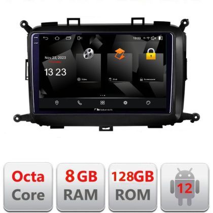 Navigatie Kia Carens 2013-2018 5960Pro-2023 Android Octa Core Qualcomm 2K Qled 8+128 DTS DSP 360 4G Optical