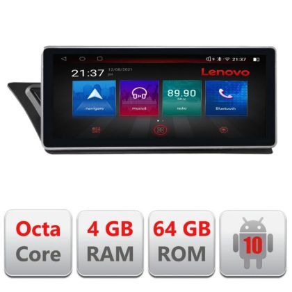 Navigatie Audi Q5 2008-2016 NON-MMI E-Q5 Octa Core cu Android Radio Bluetooth Internet GPS WIFI DSP 4+64GB 4G