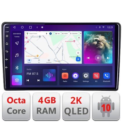 Navigatie Kia Sorento 2012-2015 C-SORENTO12 Android Octa Core Ecran 2K QLED GPS 4G 4+32GB 360 KIT-sorento12+EDT-E409-2K