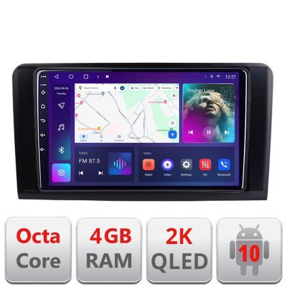 Navigatie Mercedes ML GL C-213 Android Octa Core Ecran 2K QLED GPS 4G 4+32GB 360 KIT-213+EDT-E409-2K