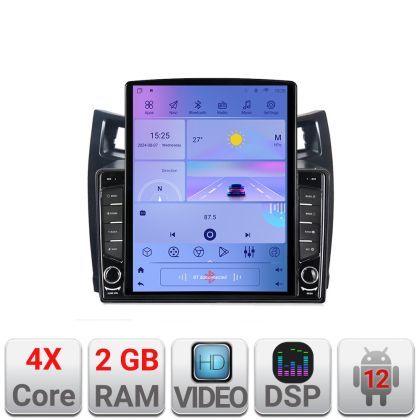 Navigatie Toyota Yaris 2008-2011 K-YARIS08 ecran tip TESLA 9.7" cu Android Radio Bluetooth Internet GPS WIFI 2+32 DSP