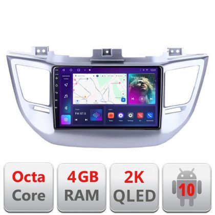 Navigatie Hyundai Tucson C-546 Android Octa Core Ecran 2K QLED GPS 4G 4+32GB 360 KIT-546+EDT-E409-2K