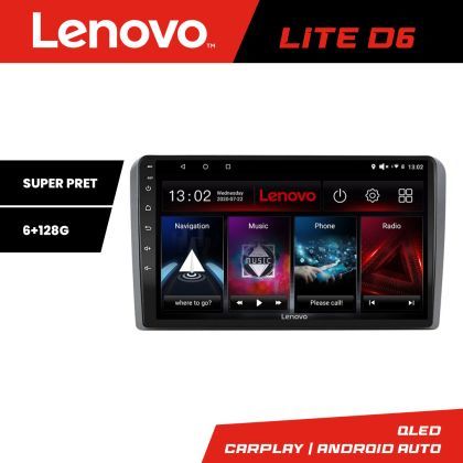 Navigatie Audi A3 8P Quad Core Lenovo Kit-049 8 core 6+128 GB Android Waze USB Navigatie Internet Youtube Radio