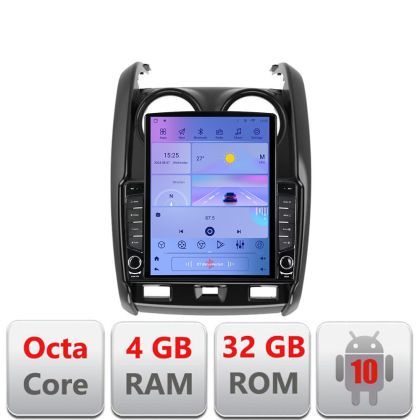 Navigatie Dacia Duster 2012-2019 G-157 ecran tip TESLA 9.7" cu Android Radio Bluetooth Internet GPS WIFI 4+32GB DSP 4G