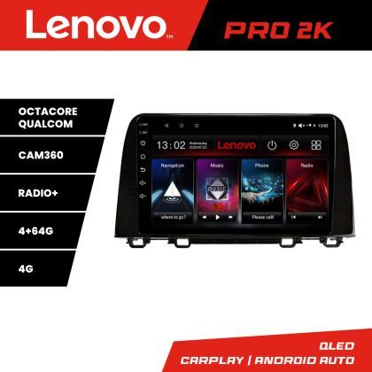 Navigatie Honda CRV 2016-2022 Lenovo Kit-CRV19 8 core QLED 2K 4+64 360 Android Waze USB Navigatie Internet Youtube Radio