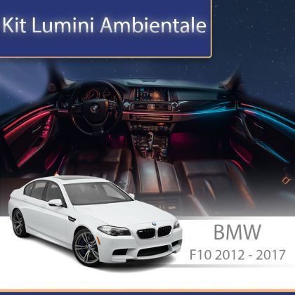 Lumini ambientale  BMW Seria 5 (F10) 2012-2017 dedicat set complet cu trimuri control telefon sau sistem original