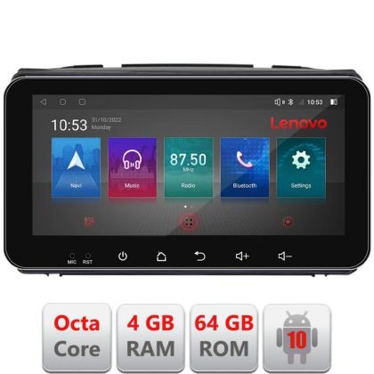 Navigatie Suzuki Alto 2009-2016 Android radio gps internet Octa Core 4+64 LTE ecran de 10.33' wide KIT-alto+EDT-E511-pro