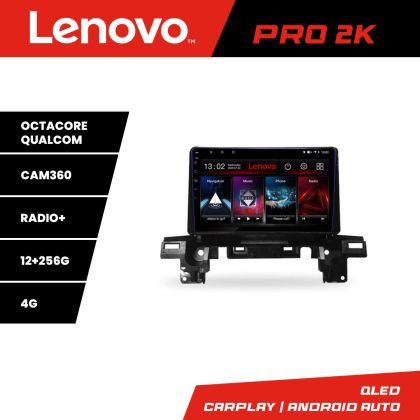 Navigatie Mazda CX5 2018-2020 Lenovo Kit-cx5 8 core QLED 2K 12+256 360 Android Waze USB Navigatie Internet Youtube Radio