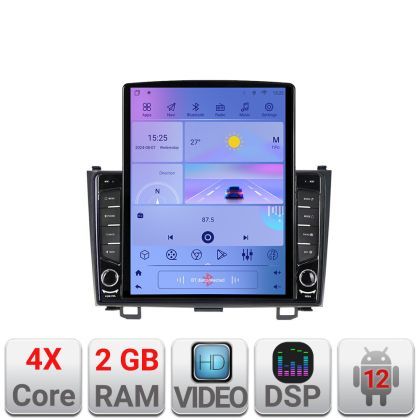 Navigatie Honda CR-V K-009 ecran tip TESLA 9.7" cu Android Radio Bluetooth Internet GPS WIFI 2+32 DSP Quad Core