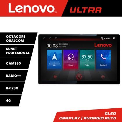 Navigatie Toyota Prius 2015- KIT-TY50 Lenovo 8+128 Qualcomm 2K 13 inch android 4G DSP