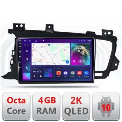 Navigatie Kia Optima 2011-2013 C-091 Android Octa Core Ecran 2K QLED GPS 4G 4+32GB 360 KIT-091+EDT-E409-2K