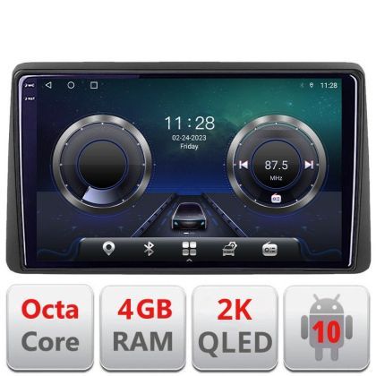 Navigatie Opel Movano Renault Master 2020- Android Octa Core Ecran 2K QLED GPS 4G 4+32GB 360 kit-master+EDT-E410-2K v2