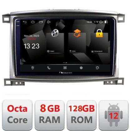 Navigatie Toyota Land Cruiser L100 2002-2008 5960Pro-L100 Android Octa Core Qualcomm 2K Qled 8+128 DTS DSP 360 4G Optical v1