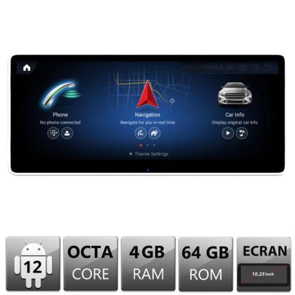 Navigatie Mercedes A W176, GLA, CLA, G NTG4.5 ecran de 10.25" Android gps 4G 4+64 1920x720